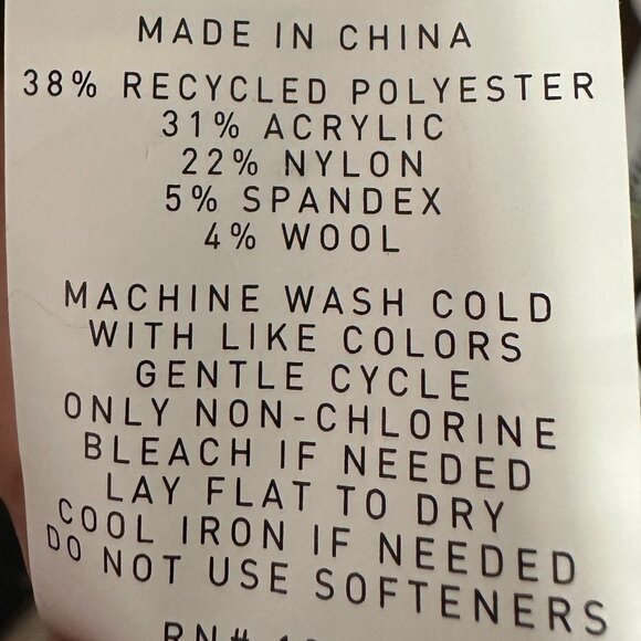 Men's VRST Medium Graphic Charcoal Cardigan - Picture 5 of 5